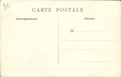 CPA Militaria Jean Claude Rocher Ancien marsouin Gardien de la crypte ou ossuaire de Bazeilles