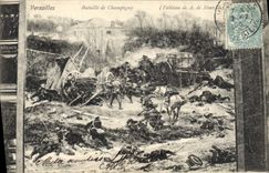 CPA Militaria Versailles Bataille de Champigny 