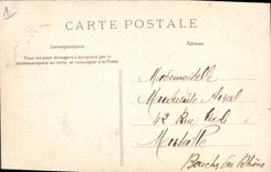 Vintage Postcard Folklore Young girl of Bridge Swallow-hole