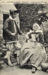 CPA Folklore Bourg de Batz Costumes de mariage