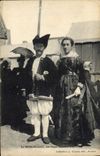 Vintage Postcard Folklore With the Borough of Batz beautiful costumes of formerly