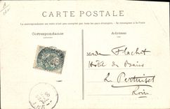 CPA Folklore Bourg de Batz Paludiers et Paludieres se rendant a la fete