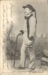 Vintage Postcard Folklore Young man of Douarnenez