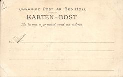 Vintage Postcard Folklore a guy of Ploare surroundings of Douarnenez