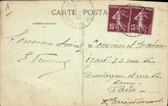 Postal Folclore Traje de Perret Ste Brígida las Fraguas de Salas