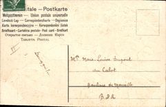 CPA Fantaisie Fleurs Poisson 1er Avril