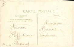 CPA Fantaisie Fleurs Poisson 1er Avril