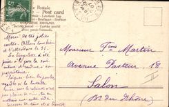 CPA Fantaisie Fleurs Fer a cheval