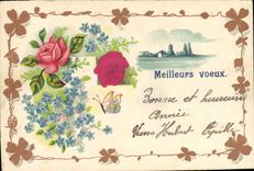 CPA Fantaisie Fleurs 