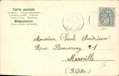 CPA Fantaisie Fleurs Colombes Coeur