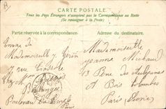 CPA Fantaisie Fleurs Enfant Libellule Insecte