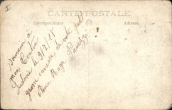 CARTE PHOTO Brouette Enfants