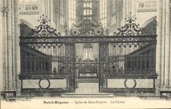 CPA Saint Riquier Eglise de Saint Riquier Le choeur 