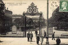 CPA Bordeaux Le jardin public Grille d'entree 