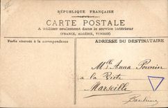 CPA Fantaisie Fleurs (dessin a la main) 