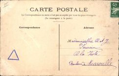 CPA Fantaisie Fleurs (dessin a la main) 