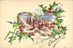 CPA Fantaisie Fleurs (dessin a la main) 