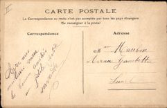 CPA Fantaisie Fleurs (dessin a la main) 