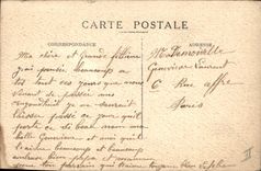 CPA Fantaisie Fleurs (dessin a la main) 