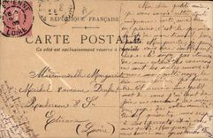 CPA Fantaisie Fleurs (dessin a la main) 