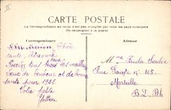 CPA Fantaisie Fleurs (dessin a la main) 