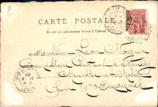 CPA Fantaisie Fleurs Femme 