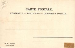 Vintage Postcard Fantaisie Man Windmill Ane