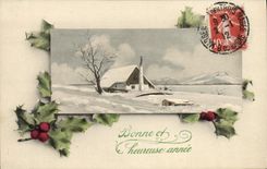 CPA Fantaisie Bonne annee 