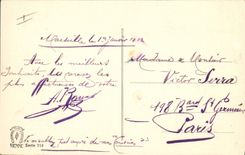 CPA Fantaisie Bonne annee 