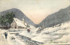 CPA Fantaisie Bonne annee 