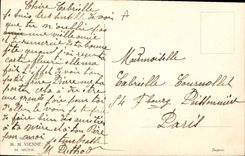 CPA Fantaisie Enfant Flute Moutons 