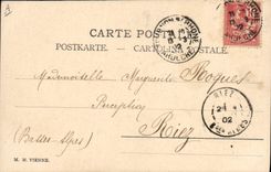 CPA Fantaisie Enfants Paques