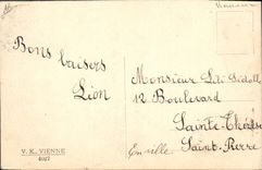 CPA Fantaisie Enfants Paques 