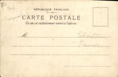 CPA Carte transparente Exposition Lefevre Paris 1900 Grand Prix Tour Eiffel