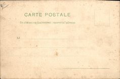 Vintage Postcard transparent Chart World Fair 1900 the Paris old man