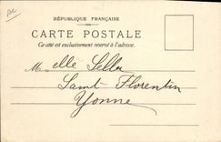 CPA Carte transparente Biscuits Lefevre Utile Grand prix Paris 1900 La rochelle Phare Bateaux