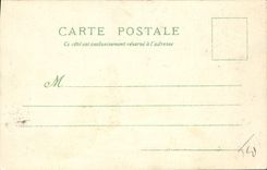 Postal Tarjeta transparente París Exposición Universal 1900 de Panorama de los palacios de la explanada de los Inválidos