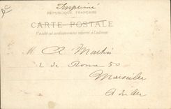 Vintage Postcard transparent Chart Paris Notre Dame