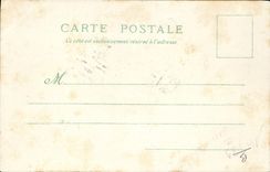 Postal Tarjeta transparente París Exposición Universal 1900 de Palacio de las Armadas de tierra y mar Barco Barcos Paquebote