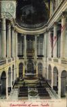 Postal Órgano Castillo de Versalles Interior de la capilla
