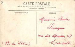 Postal Órgano Castillo de Versalles Interior de la capilla