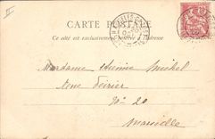 Postal Órgano Santo Savin Interior de la iglesia los órganos