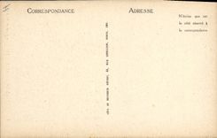 Postal Órgano la Abadía de San Dennis el coro