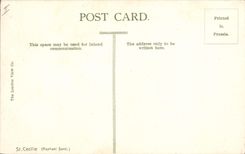 Postal Órgano St Cecilia Raphael Santi