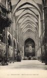 Postal Órgano Estrasburgo Nave central de la catedral