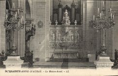 Postal Órgano Santa Ana de Auray el principal altar