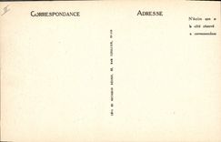 Postal Órgano Santa Ana de Auray el principal altar