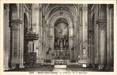 CPA Orgue Sainte Anne d'Auray Interieur de la basilique