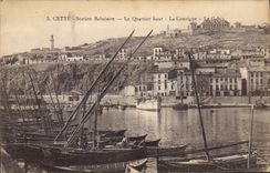 CPA Phare Cette Le quartier haut La Consigne Le Gabes