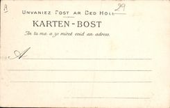 Postal PHARE de la Isla Virgen el Aberwrach